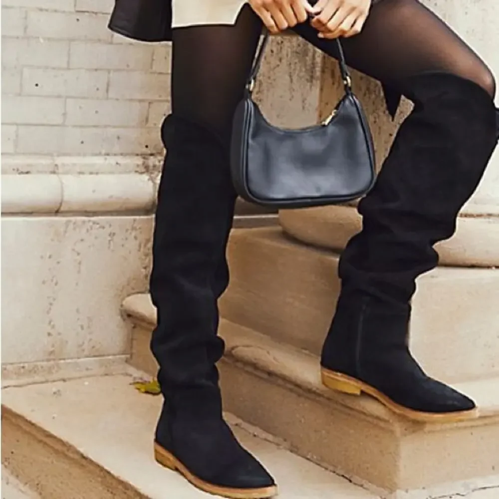 Free People Banks Over the Knee Slouch Boots - New without Box size 7
